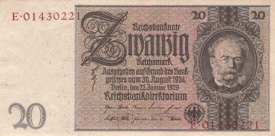 20 Mark 1929 ro.174c E